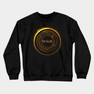 Annular Solar Eclipse October 2023 (Gallifreyan Date) Crewneck Sweatshirt